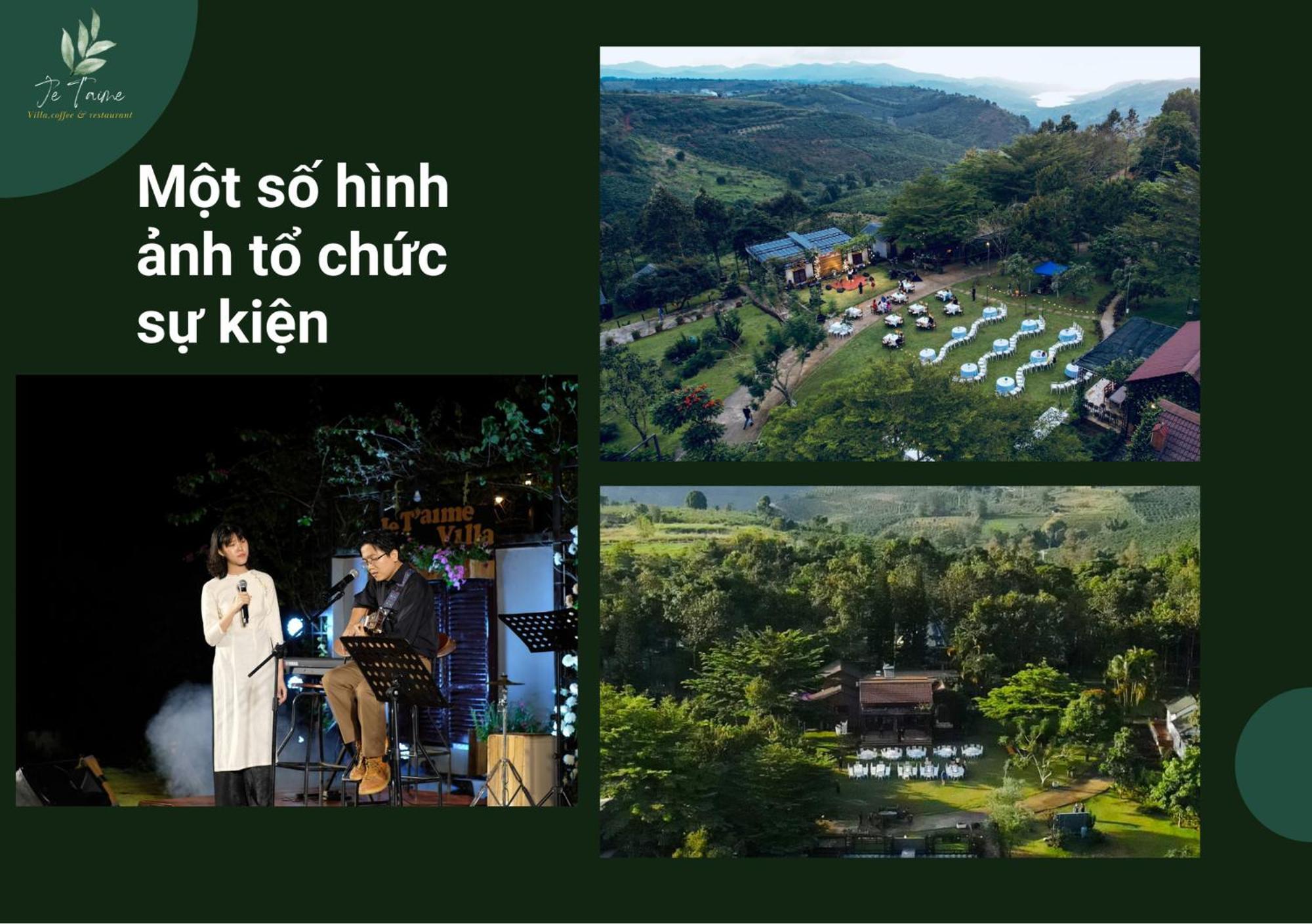 Je T'Aime Villa - Khu Nghi Duong Nha Vuon Nam Giua Thien Nhien Bao La Hoa Co Bảo Lộc Kültér fotó